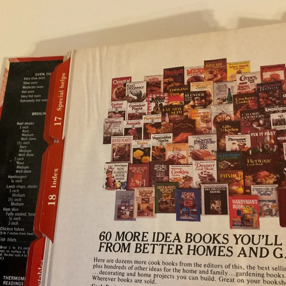 🍎 Better Homes and Gardens New Cookbook Red and White Ring Bound Vintage 1970s - Picture 15 of 16